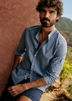 Chemise Benny Seersucker