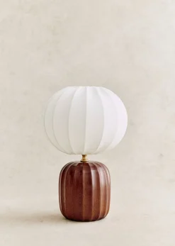 Lampe Traviata Petit Modèle - Acajou