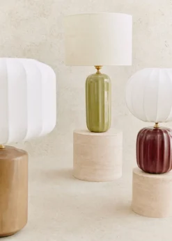 Lampe Traviata Petit Modèle - Acajou