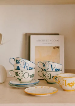 Tasse Poème - Bleu Orage