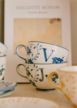 Tasse Poème - Bleu Orage
